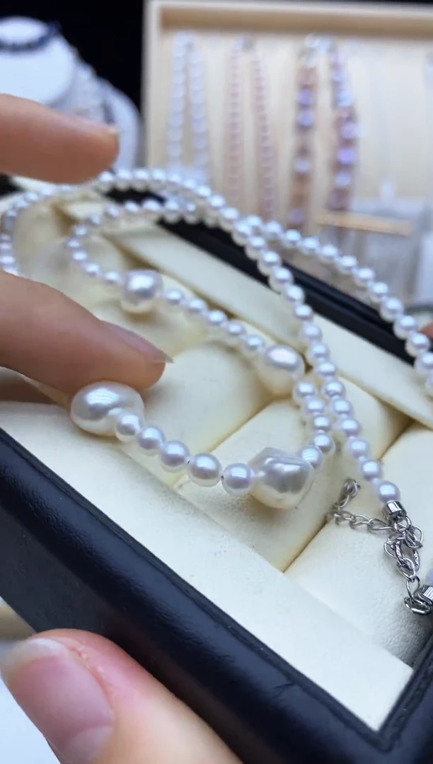 项链未镶嵌淡水珍珠项链