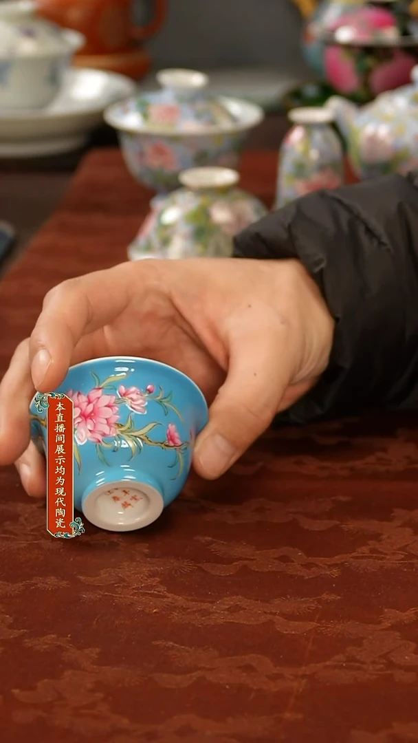 陶瓷景德镇手工手绘美器123