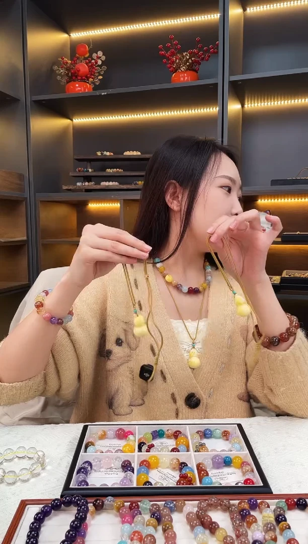 未镶嵌手链水晶葫芦项链