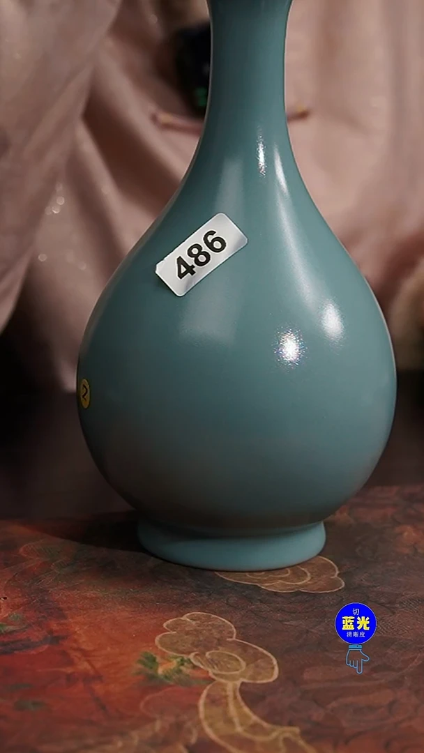 摆件瓷瑕清凉寺原矿釉玉壶春486