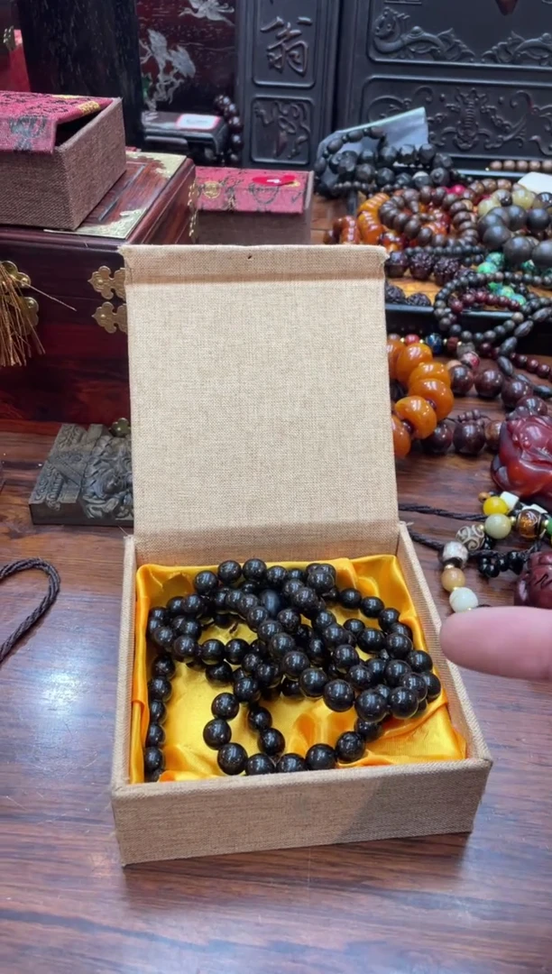 【闪购商品】木紫檀手串108颗带礼盒