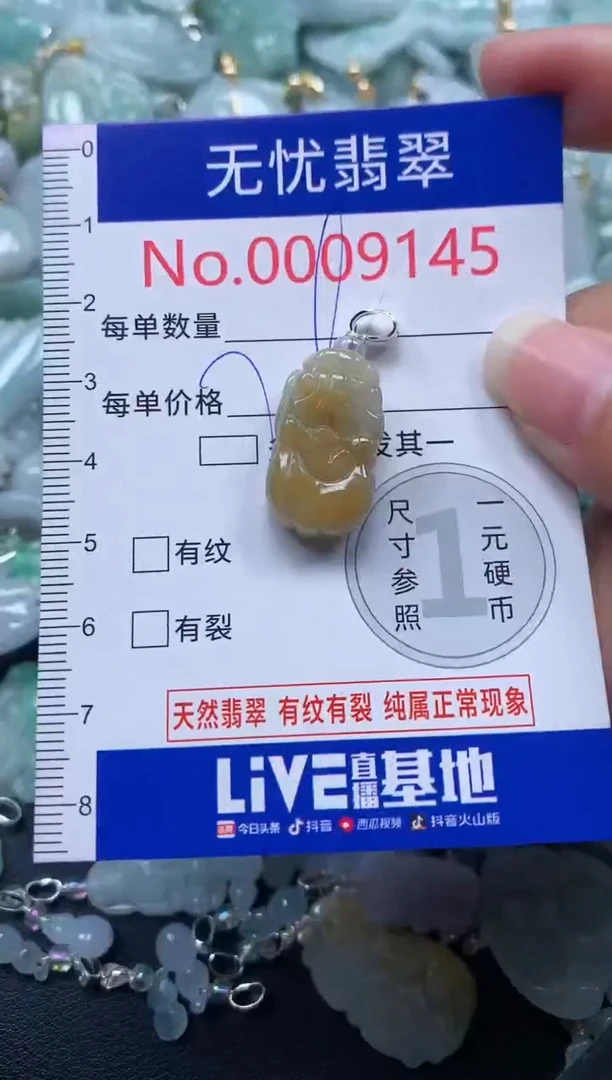 颈饰未镶嵌翡翠9145