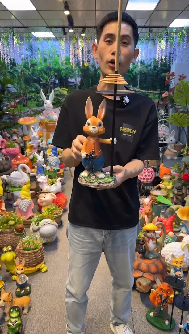 无花朵花园庭院摆件&00&