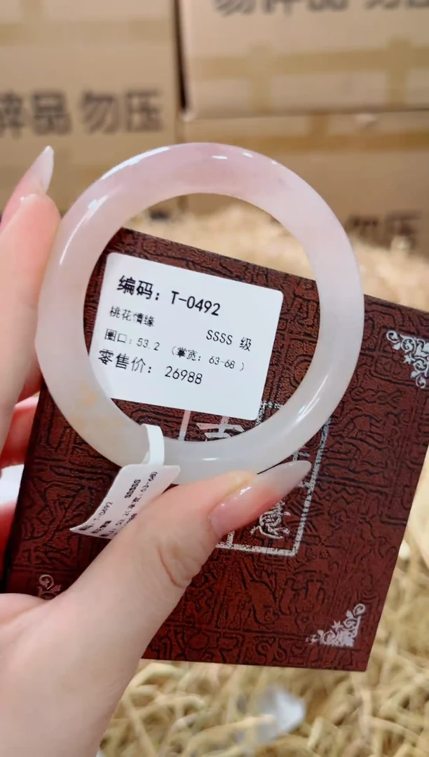 未镶嵌手镯石英质玉T-0492
