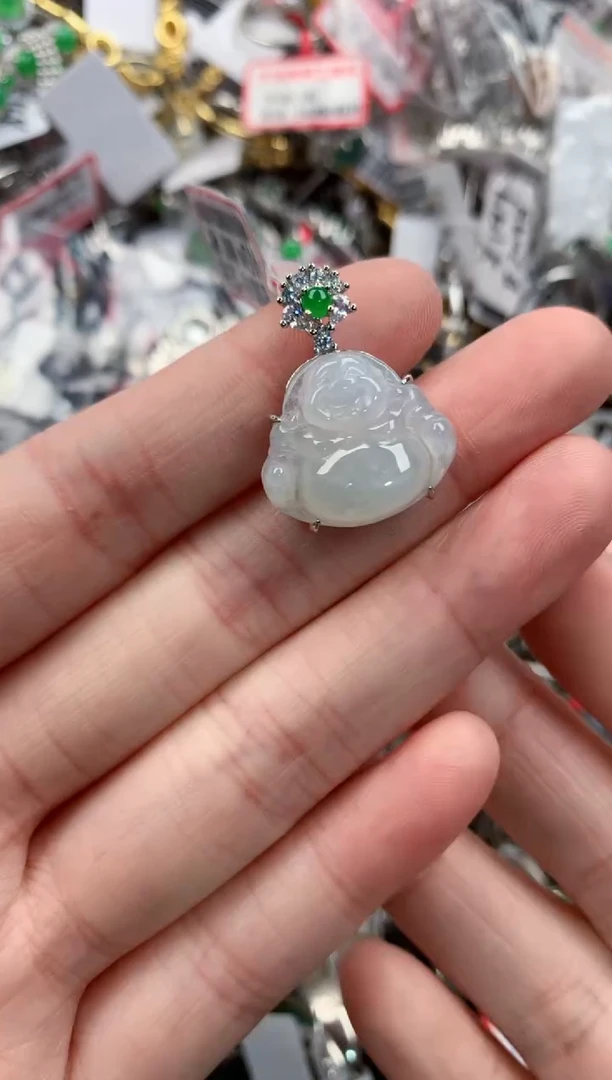 银S925镶嵌戒指翡翠333----5