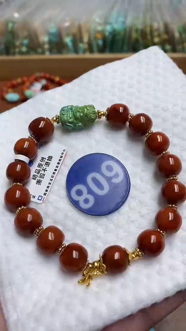 【闪购商品】绿松石手链银S925镶嵌608