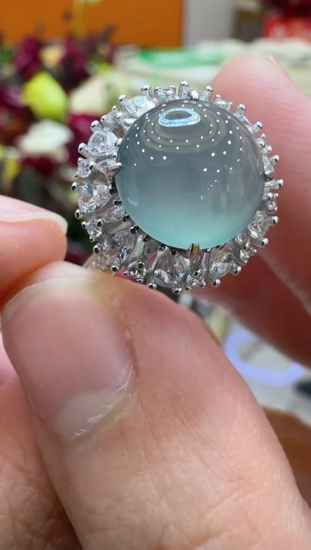 【闪购商品】翡翠戒指银S925镶嵌多样性团购发一件