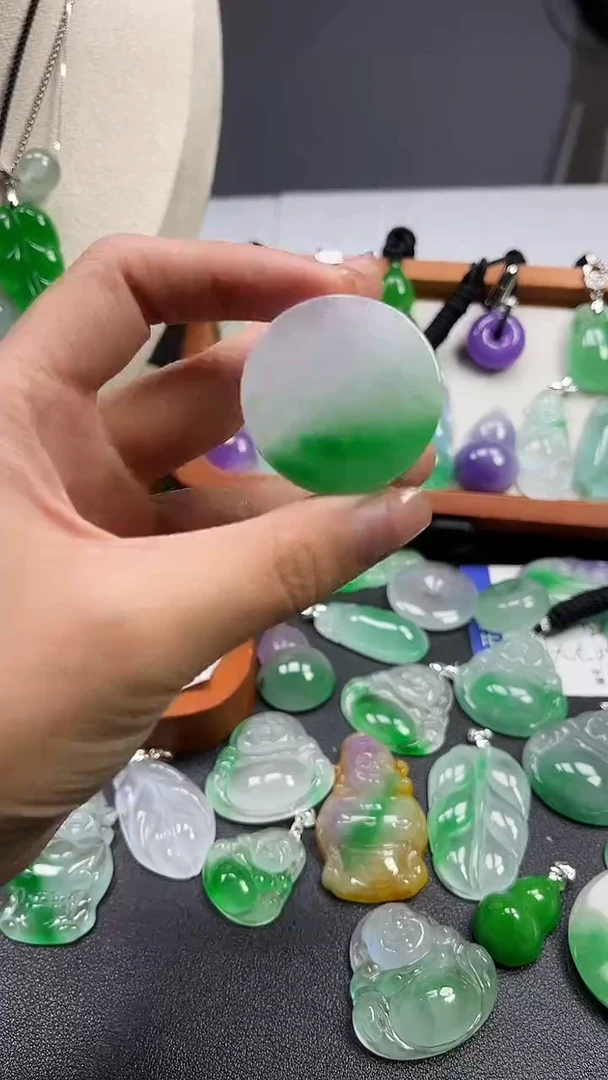 颈饰未镶嵌翡翠  所见即所得 一图一物
