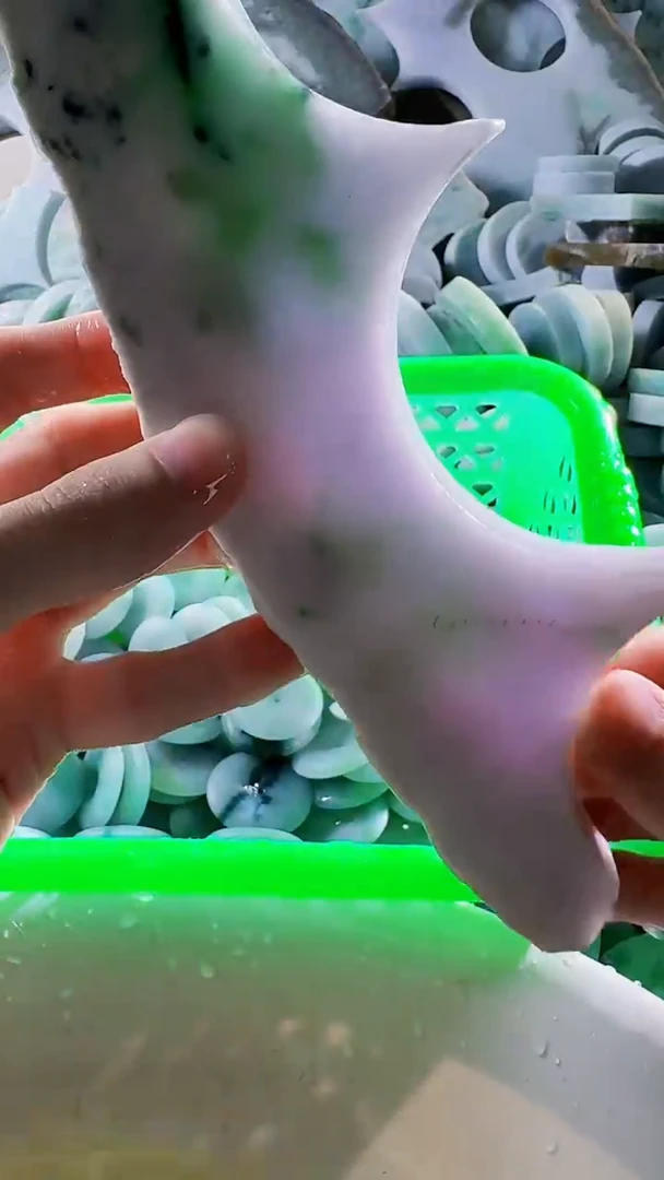 翡翠裸石缅甸翡翠A货文1563