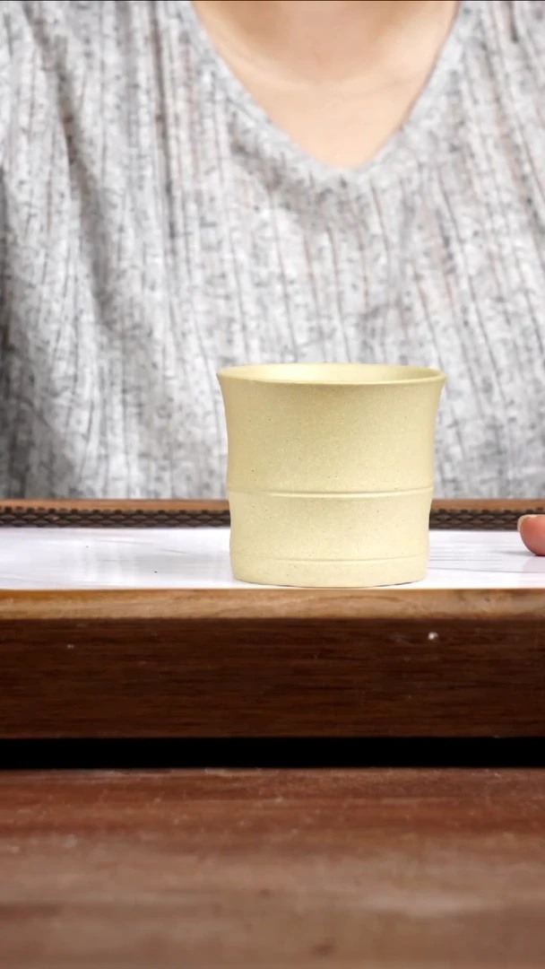 茶壶紫砂梨皮绿杯子230CC