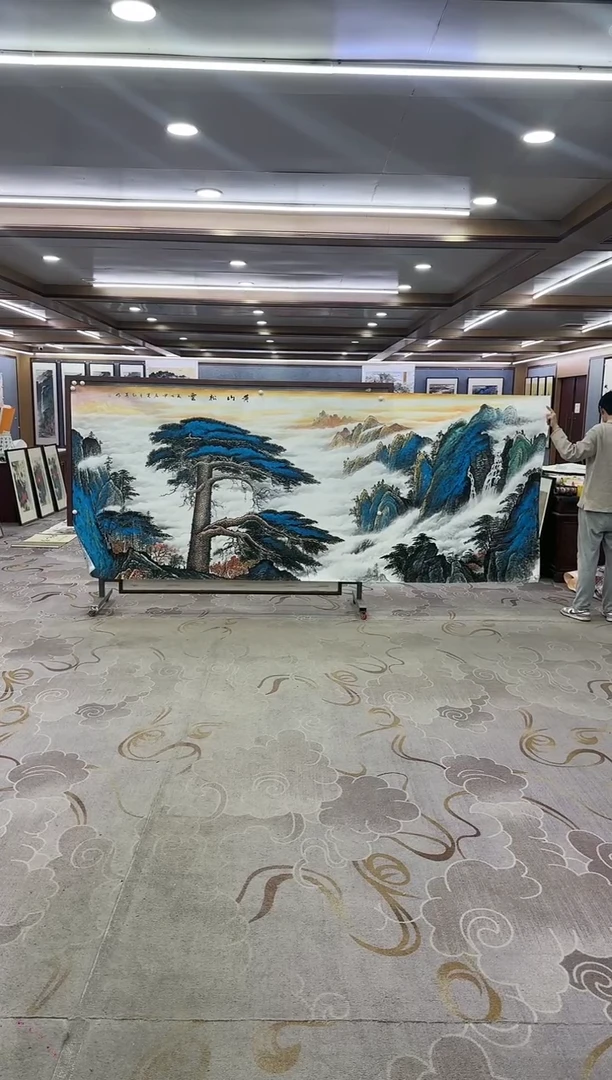 绘画Y-王红兵-大丈二-山水画