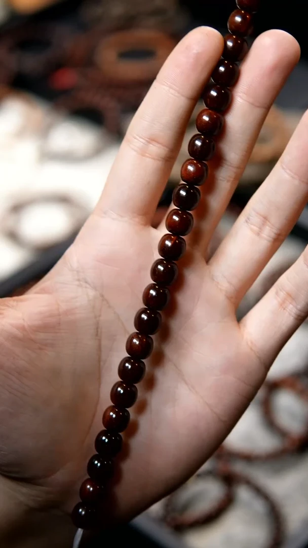 【闪购商品】檀香紫檀（小叶紫檀）手串/手链琴料全黑料