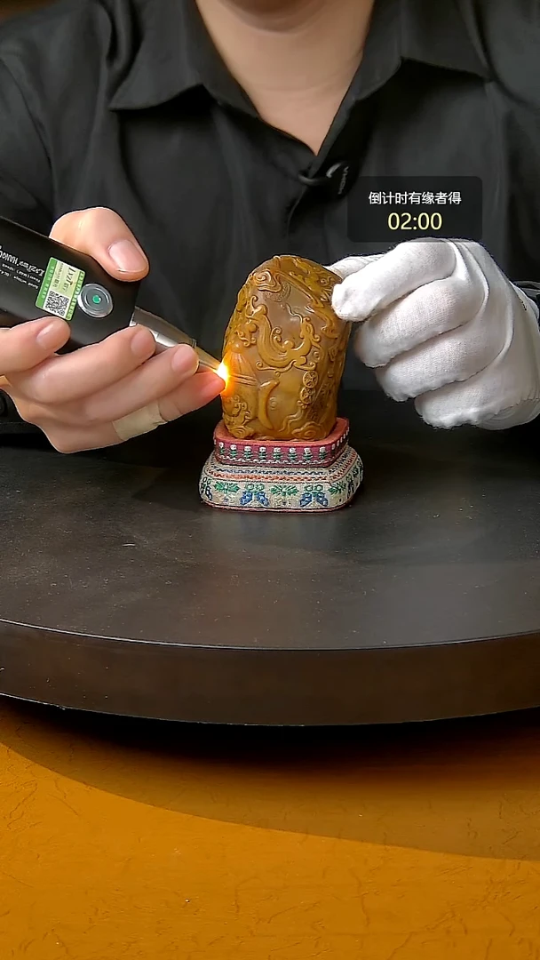 寿山石印石一物一拍