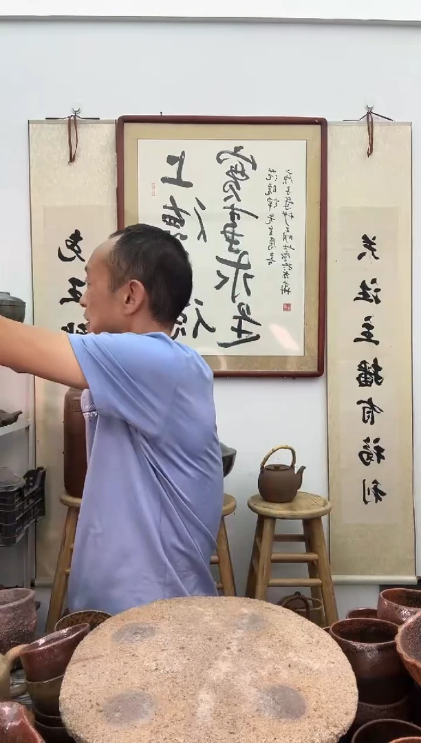 无釉2.5升砂锅杯非遗技艺