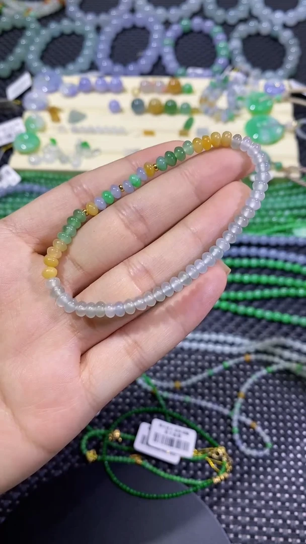 翡翠散珠天然翡翠A货