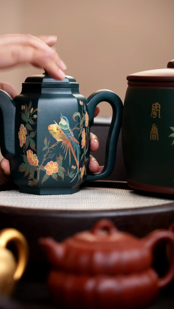 茶壶紫砂高端礼盒壶3个/015