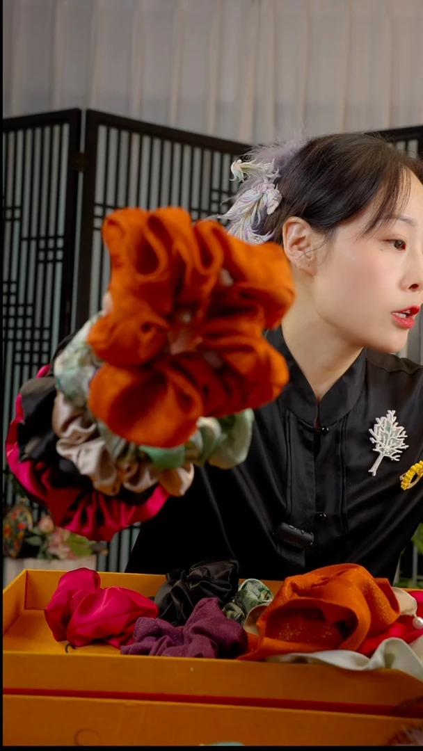刺绣ʚ****芽非遗苏绣绒花手工饰品