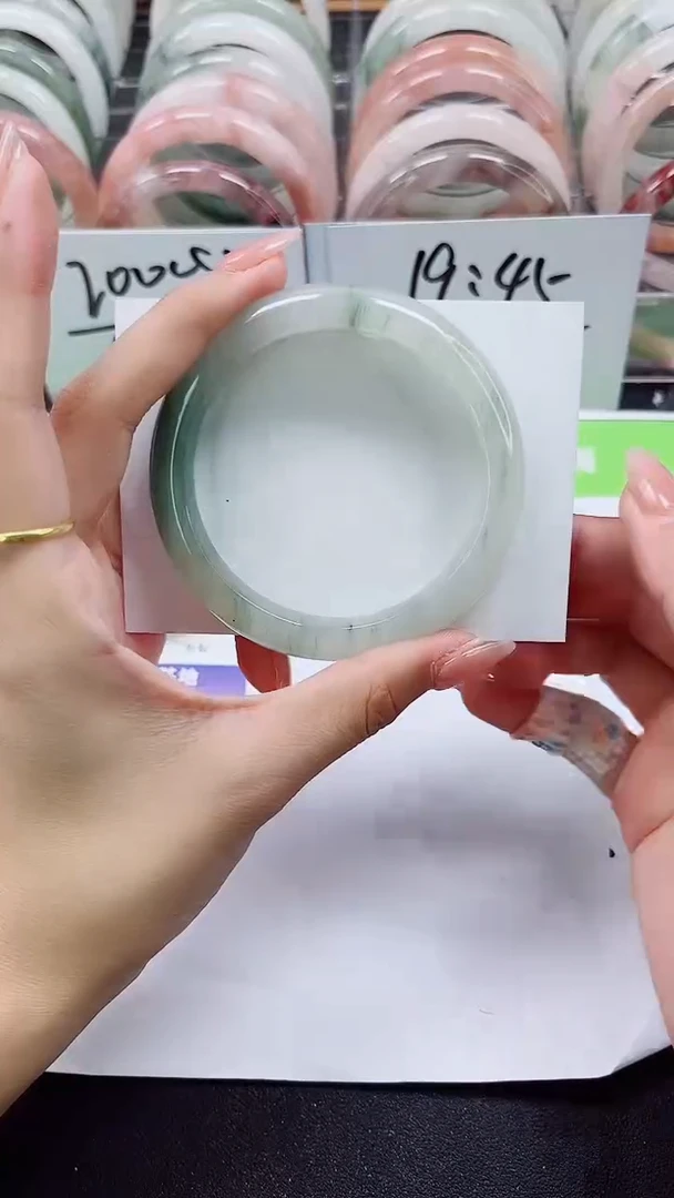 【闪购商品】石英质玉手镯合金A84-57/58