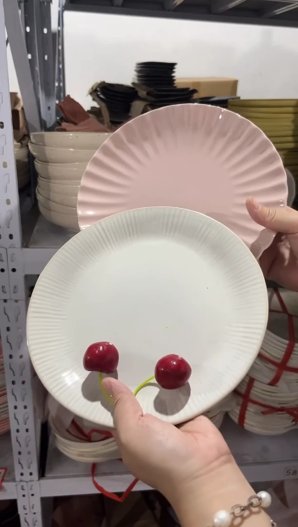 陶瓷外贸尾货瑕疵满20包邮X2 小盘