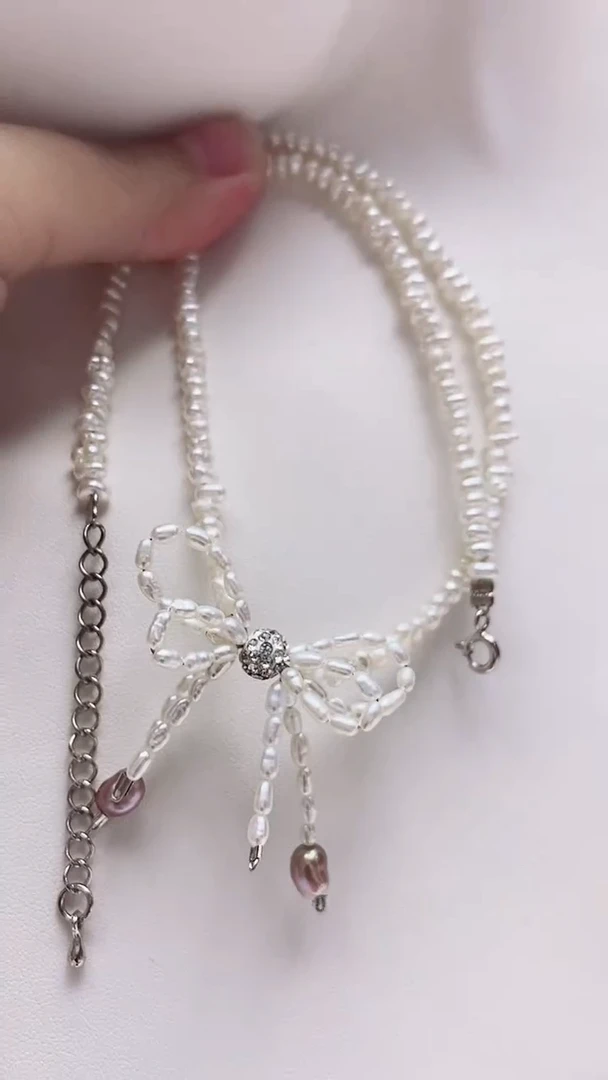 淡水珍珠未镶嵌项链淡水巴洛克珍珠项链