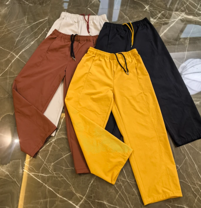 【2025秋季新款】四面弹防尘抗皱休闲九分裤 87766#