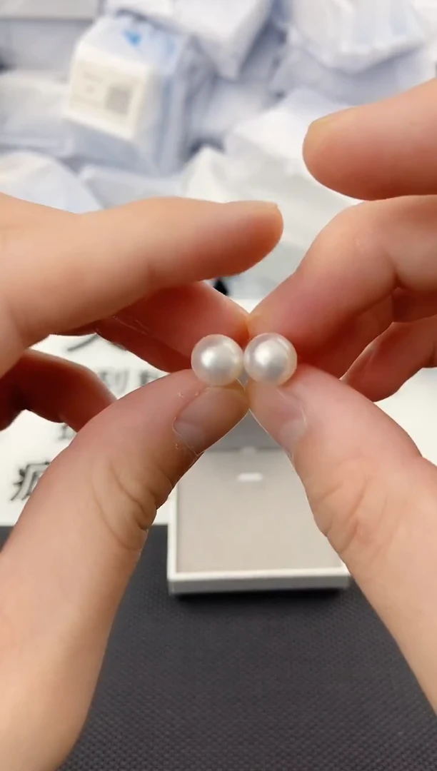 未镶嵌耳饰淡水珍珠ed1070