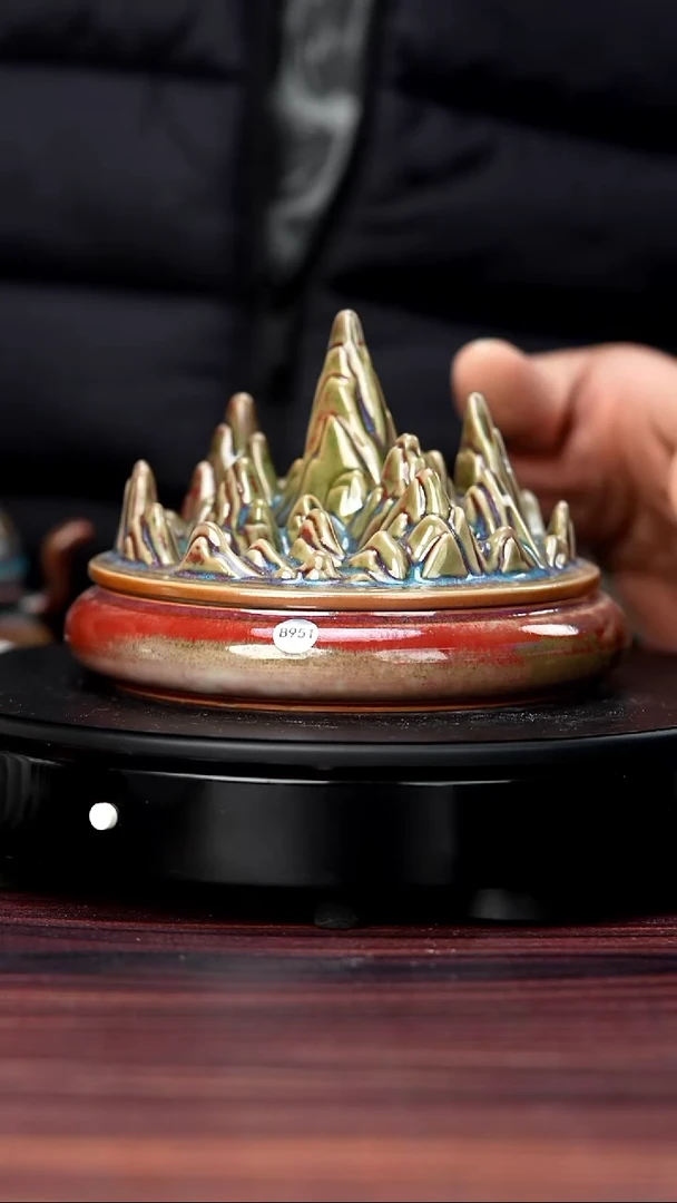 其他钧瓷雁**时B951#李盼龙一级品原矿钧瓷万山香炉