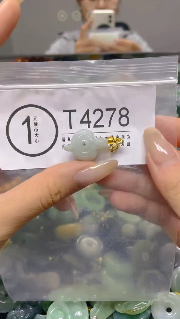 颈饰未镶嵌翡翠/ T /翡翠A货，一件也是批发价