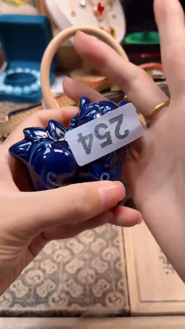 瓷片陶茶666文玩周边多人 小枕头