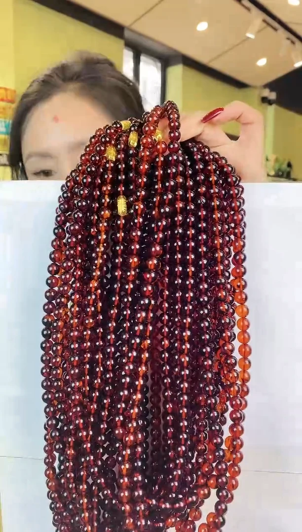 【闪购商品】琥珀颈饰未镶嵌多样性发一