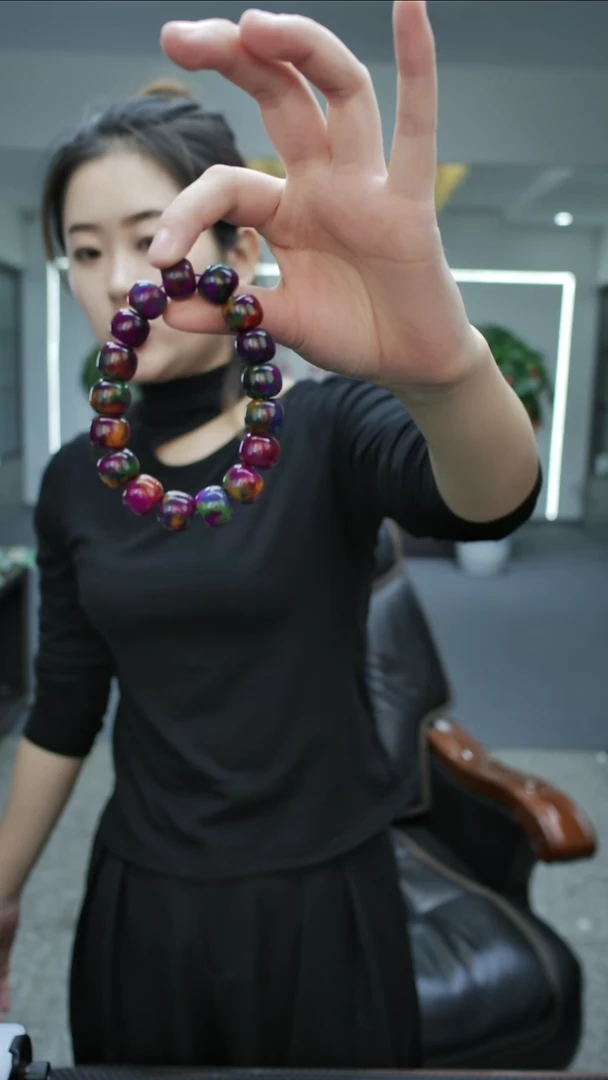 七彩手串多样性发货