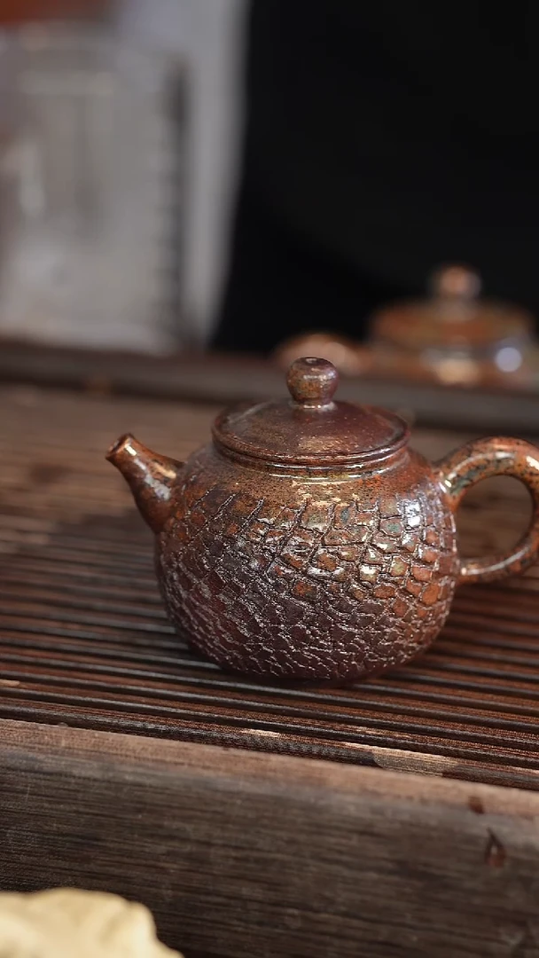 茶壶紫砂原矿手工制作