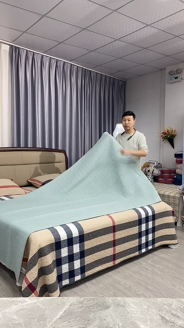 棉120cm*210cm 浅海蓝