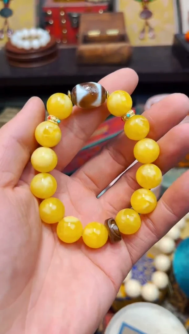 【闪购商品】蜜蜡裸石未镶嵌Q瑞哥专属高端精品010