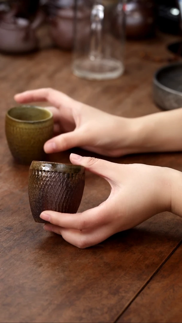 茶壶紫砂高款闻香杯