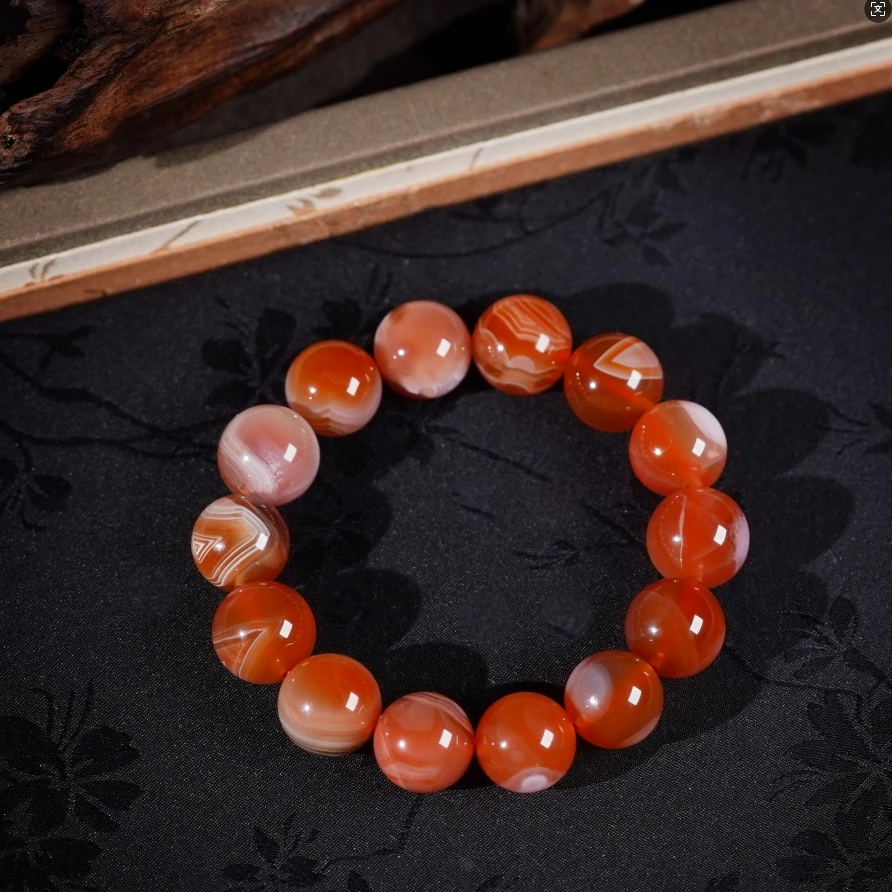 左边婷姐丨南红手串  （SY5021306）