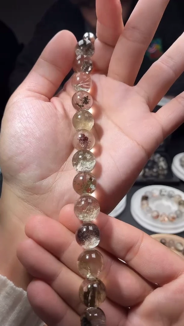 未镶嵌珠宝半成品水晶DIY多样性其一天然水晶手串