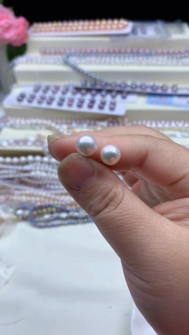 【闪购商品】淡水珍珠耳饰未镶嵌淡水珍珠耳饰