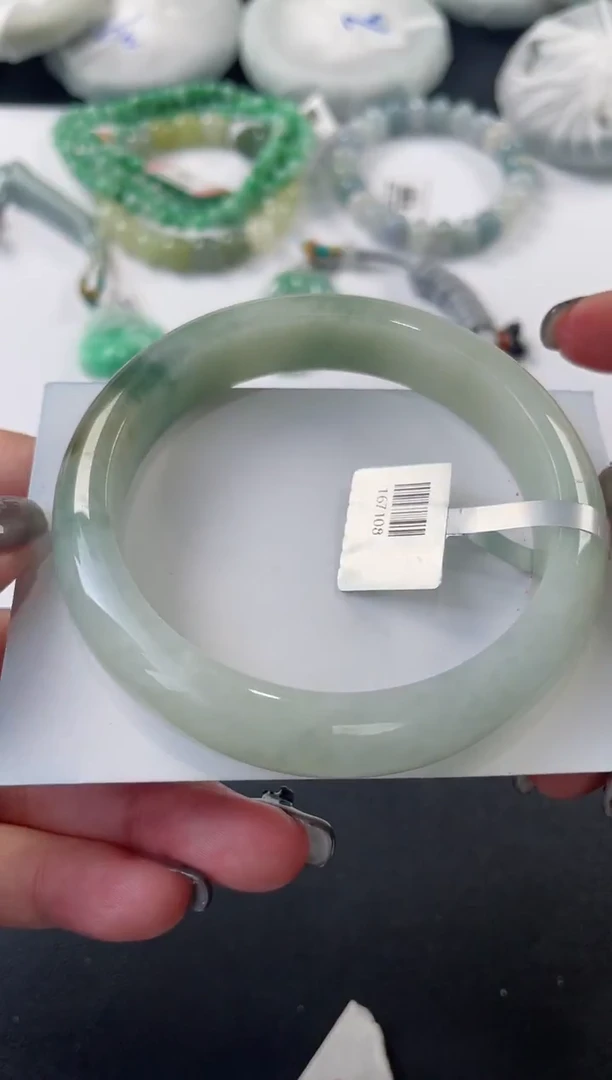 未镶嵌手镯翡翠基地发货H1886 59+