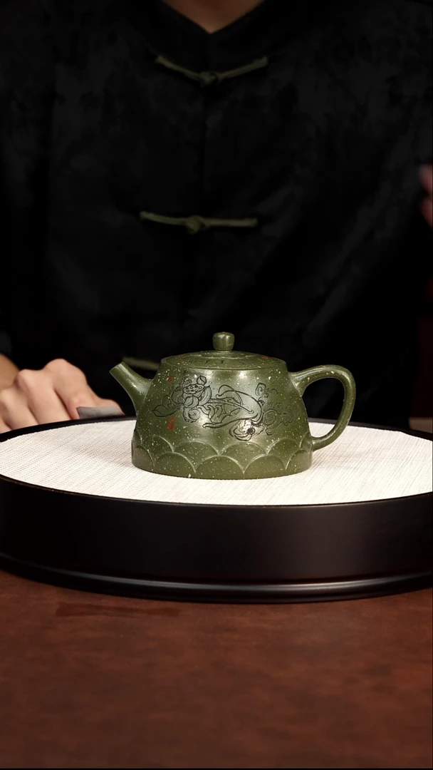 茶杯紫砂绿泥 柱础 赵辉