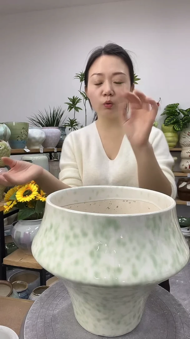 11.11陶瓷花盆直播链接高.      22口21