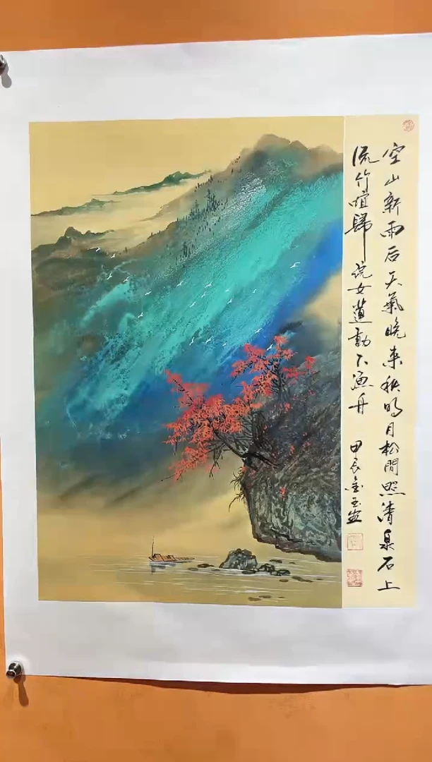 国画刘金玉老师亲笔手绘