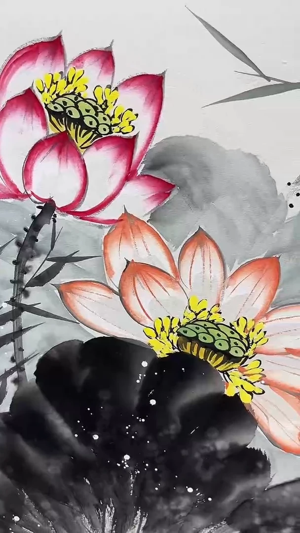 国画郑乐华手绘绘画作品24-55