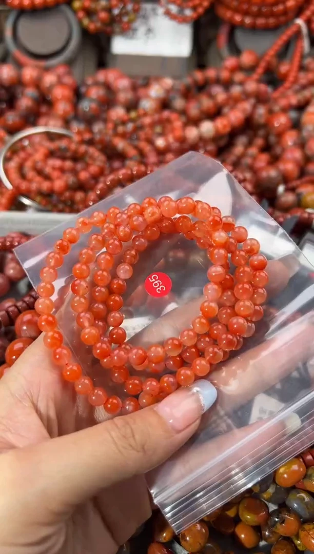 未镶嵌手串南红玛瑙6+