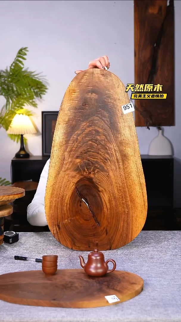 木北美黑胡桃原木.干裂疤结不属于商品质量问题完美主义者慎拍