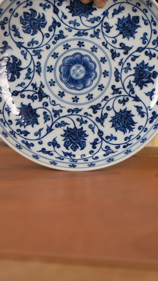 【闪购商品】杯和然珍味缠枝莲壶承尾款