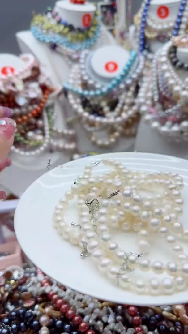 淡水珍珠未镶嵌颈饰1