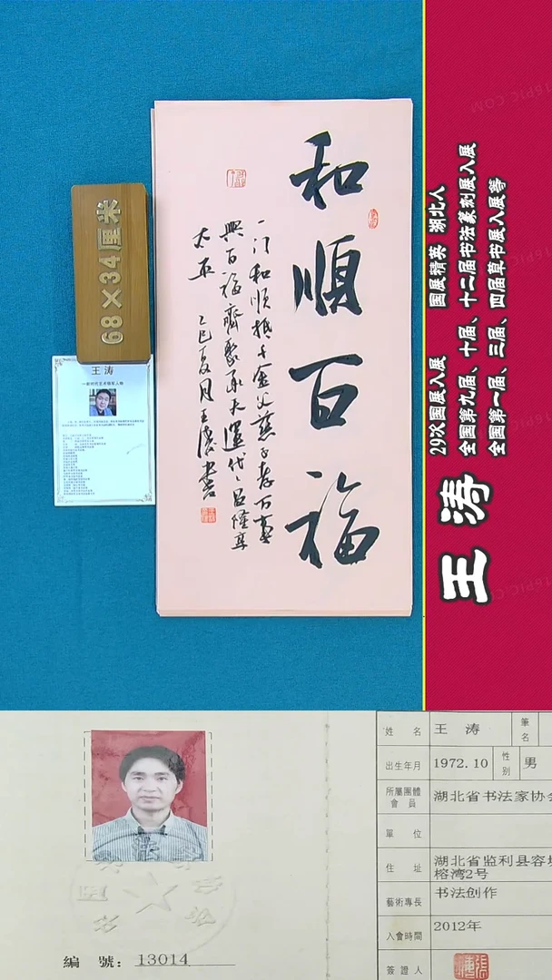 书法198R王涛书法作品