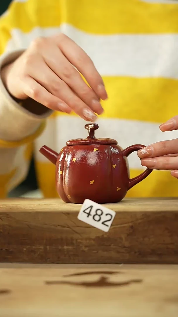 【闪购商品】瓷片设计师手作款 落单系列小茶壶