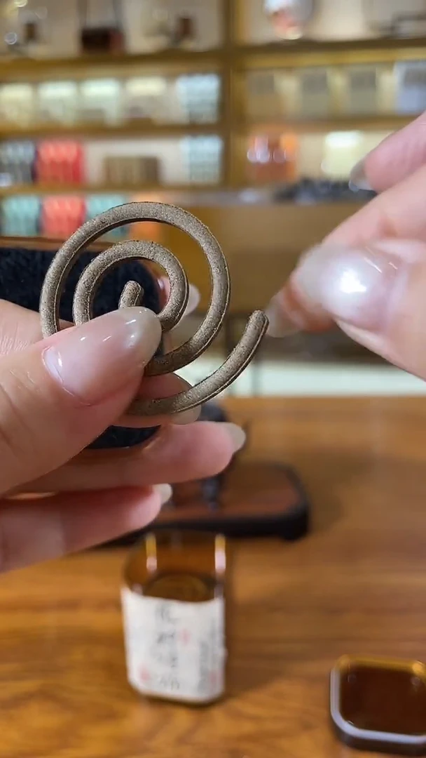 线香花神棋楠无粘盘香10片